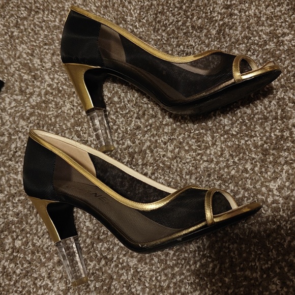 Chanel mesh peep toe heels 36 - Picture 2 of 4